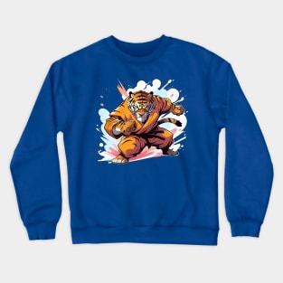 karate tiger Crewneck Sweatshirt